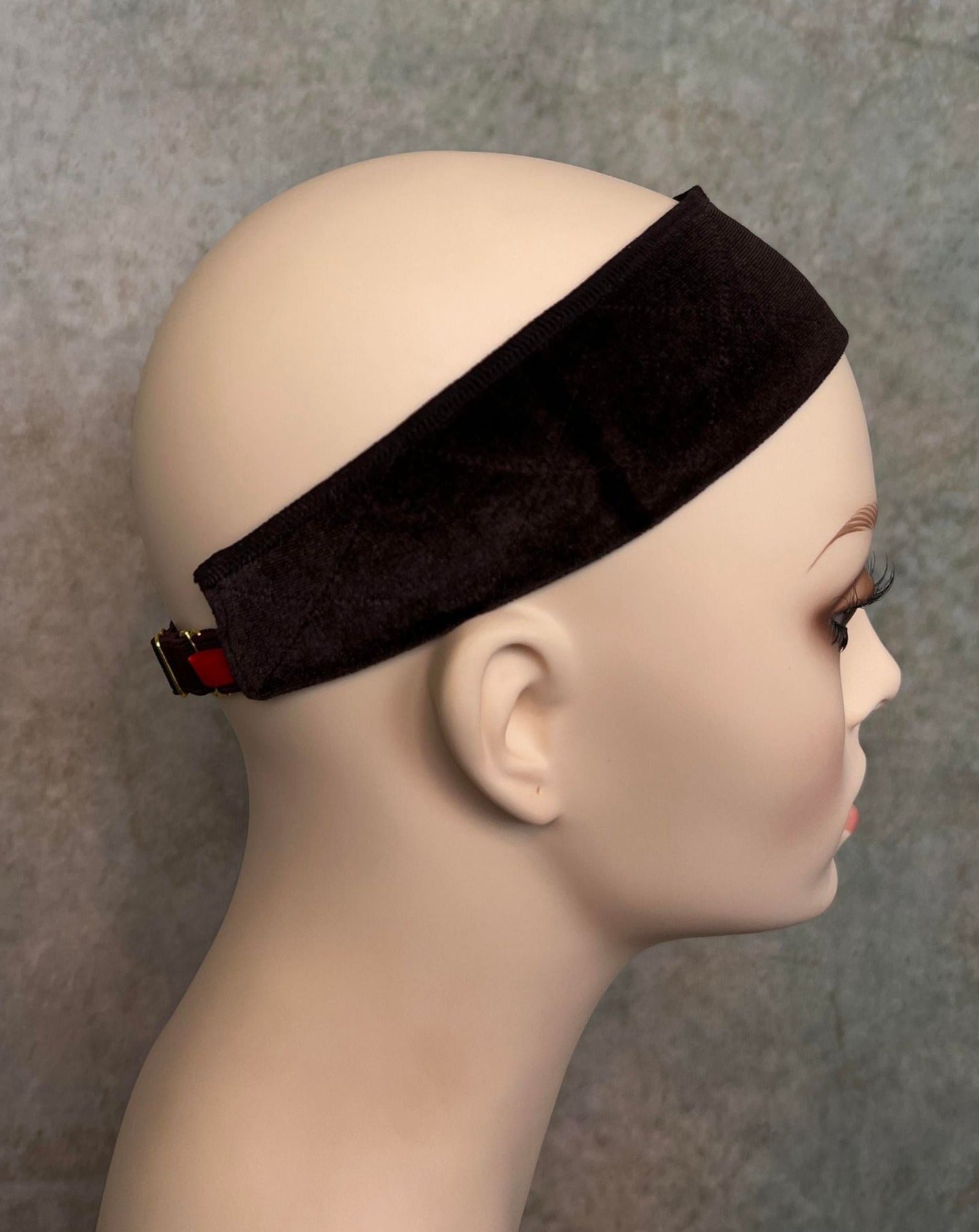AC051 (Wig Grip & Hat Stay Headband - 1 Pack) - Velvet Hair Care Accessory  in WK-DARK
