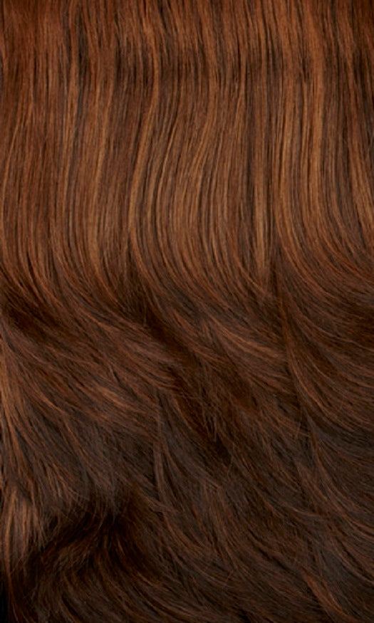 Henry Margu Wigs | 5H | Dark brown with strawberry highlights