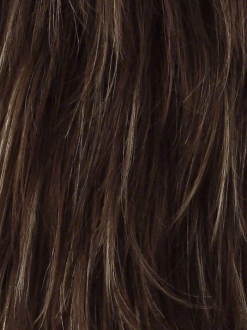 AUBURN SUGAR-R | Rooted Dark Auburn with Medium Auburn Base with Dark Strawberry Blonde Highlights