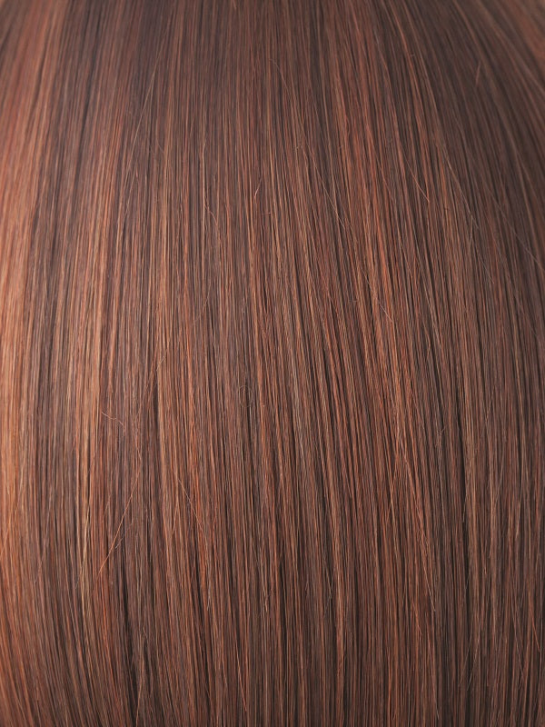 Rene of Paris Wigs | CHESTNUT | Dark and Bright Auburn Evenly Blended