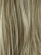 CREAMY-TOFFEE-R | Light Platinum Blonde and Light Honey Blonde 50/50 blend with Dark Roots