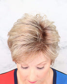 Open Box | Fair Mono Wig by Ellen Wille | Synthetic Hair | Petite/Average Cap | Sandmulti Rooted
