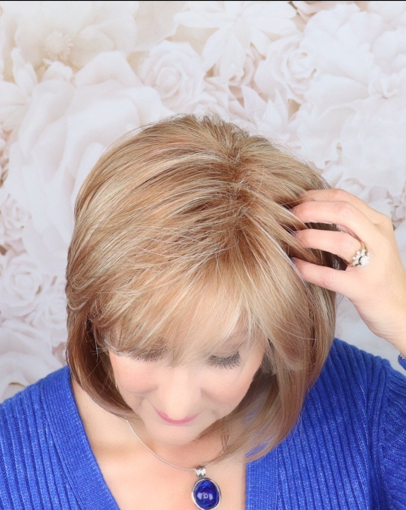 Open Box | Cameron Wig by Rene of Paris | Synthetic Hair | Average Cap | Creamy Toffee-R