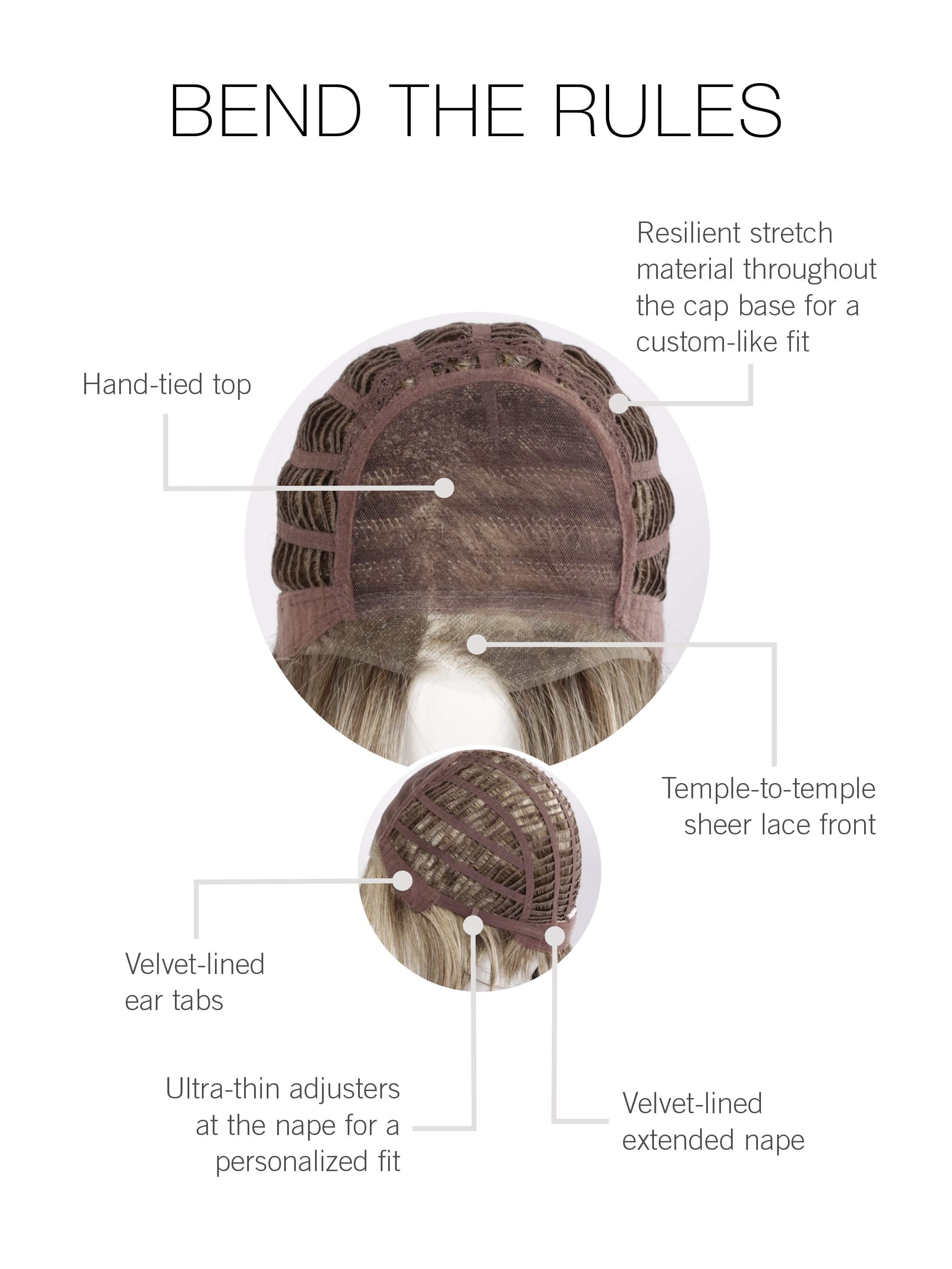 Bend the Rules Wig by Gabor | Synthetic Hair | Average Cap (Discontinued 3/24/25 MS) - Color 