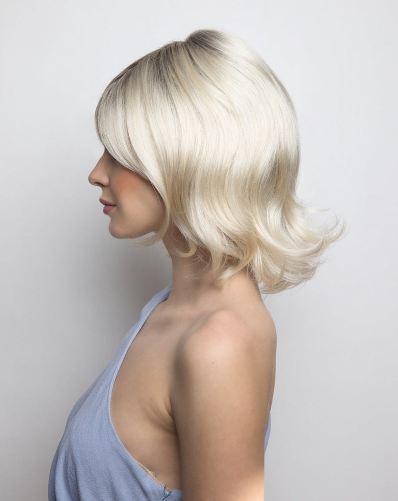 Levy Wig by Amore | Double Mono Top | Seashell Blonde R