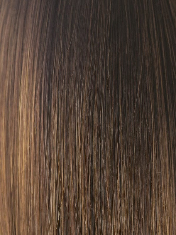 Marble Brown-R | Dark Brown rooted, Medium Brown and Light Honey Brown 50/50 blend