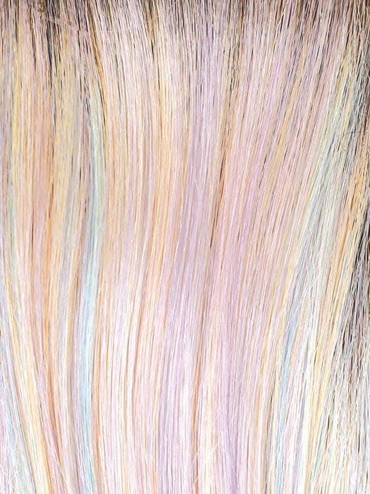 PASTEL-RAINBOW-R | Mint and yellow with a pearl base