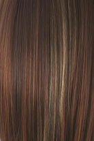 Silver Stone | Silver Medium Brown blend that transitions to more Silver then Medium Brown then to Silver Bangs