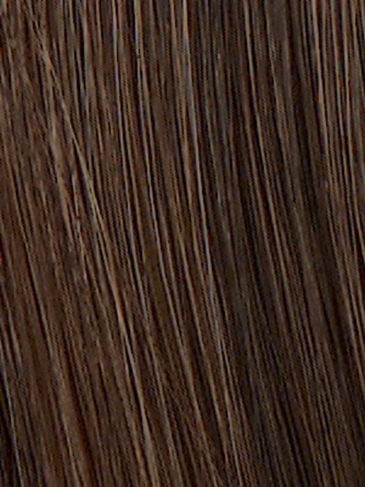 R9S+ GLAZED MAHOGANY | Warm Medium Brown with Ginger Highlights on Top