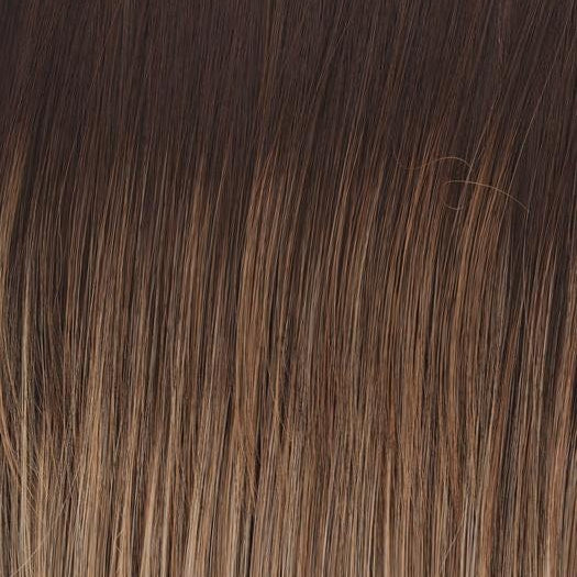 SS12/22 Shaded Cappuccino | Light Golden Brown with Cool Blonde highlights all over & Dark Brown roots