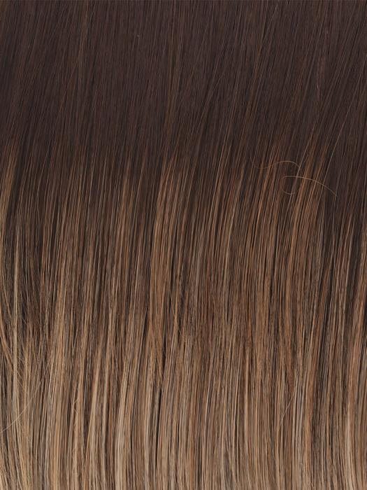 SS12/22 Shaded Cappuccino | Light Golden Brown with Cool Blonde highlights all over & Dark Brown roots