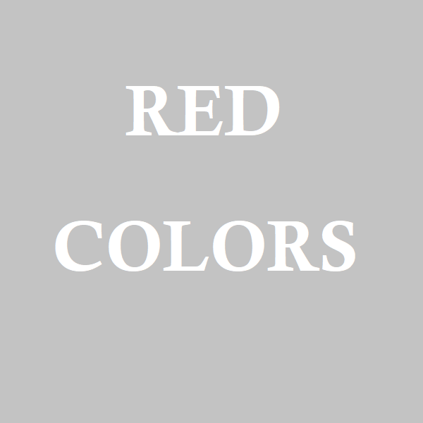 Estetica Topper | Red Colors