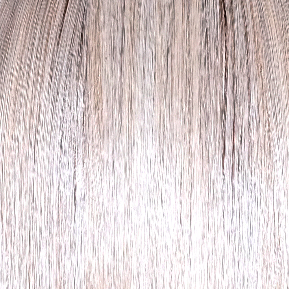 BelleTress Wigs | Roca Margarita Blonde | A blend of silver, pure, ash and coconut blondes with soft, cool medium and light brown root.