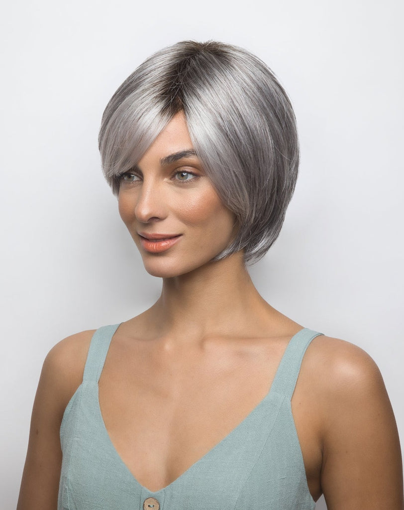 Tate Wig by Amore | Double Mono Top | Silver Stone R
