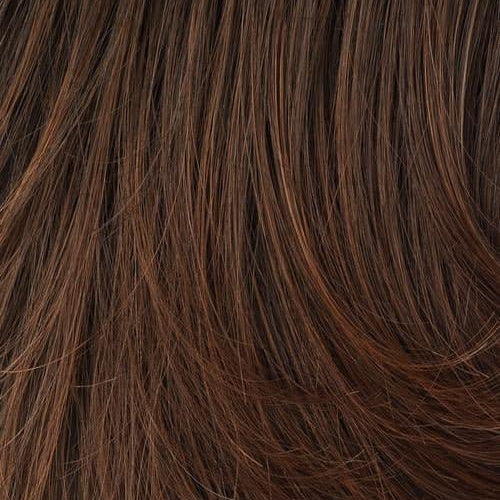 G630+ CHOCOLATE COPPER MIST | Med brown base w/ dark blonde highlights