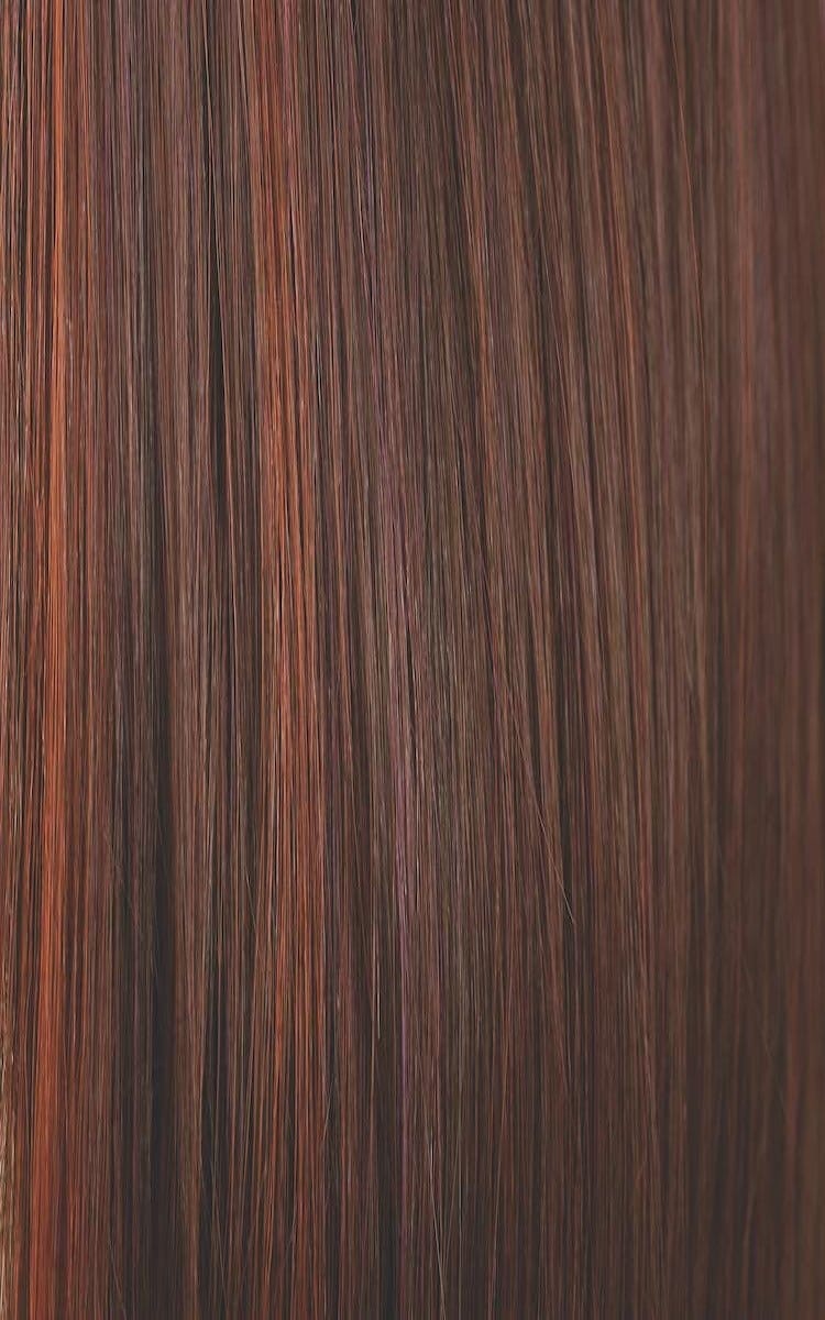 CHERRY COLA | Dark Auburn base color with brighter Red chunk highlights (33R base, 32R chunk)