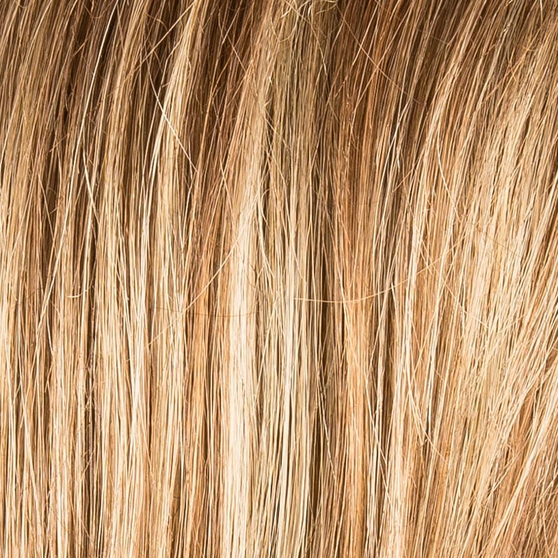 Light Bernstein Rooted | Light Auburn, Light Honey Blonde, and Light Reddish Brown blend and Dark Roots