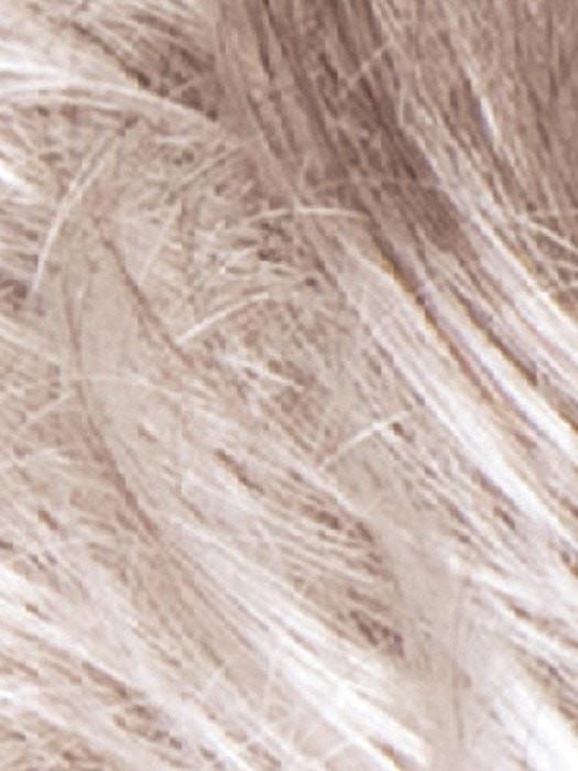 SILVER-STONE | Medium Brown and Silver blend that transitions to more Silver Light Ash Brown to Silver Bangs