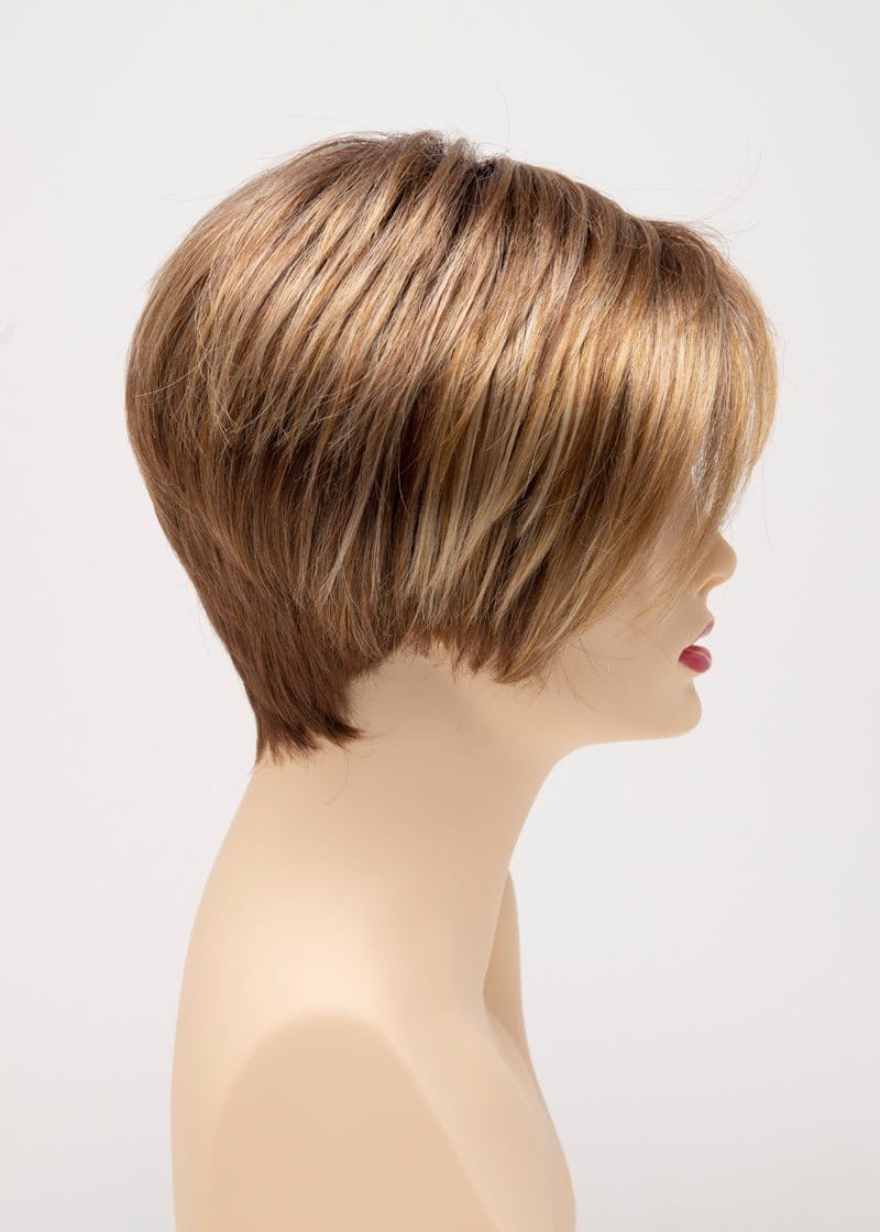 Golden Nutmeg | Chocolate brown roots with strawberry blonde glazed with buttery golden blonde