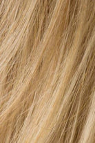 LIGHT-CARAMEL-R | Butterscotch blonde, Light pale blonde, and Med Honey Blonde Blend with med dark blonde Roots