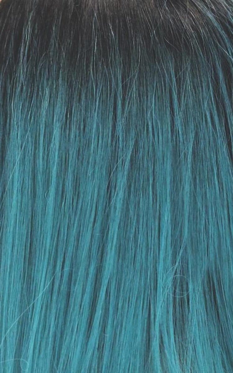 Royal Emerald | Dark roots with Turquoise throughout