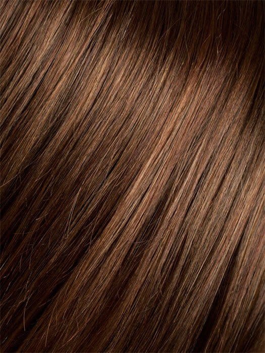 HOT CHOCOLATE ROOTED | Medium Brown Reddish Brown and Light to Medium Auburn blend with dark Roots