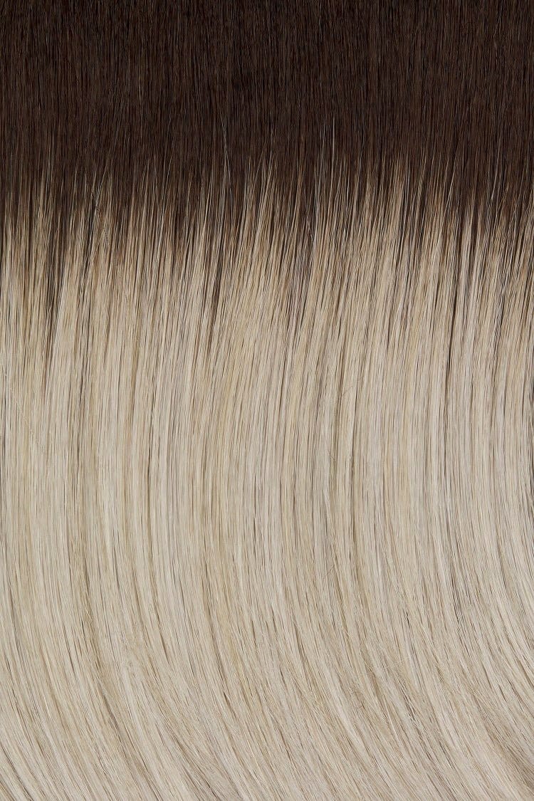 60/101GR | Silver tones with light platinum highlights and brown roots