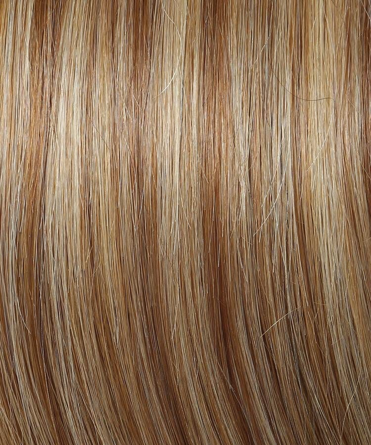 R1425 Honey Ginger | Golden Blonde with Light Gold highlights,  Medium Brown roots