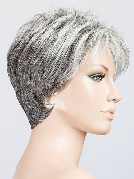 Salt Pepper Mix 44.61.39 | Dark Brown and 35% Grey blend with Pure White Highlights