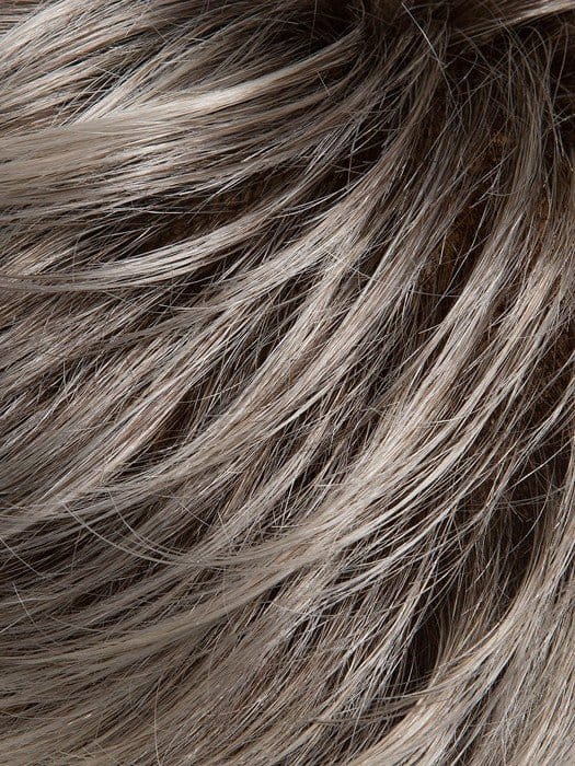 SILVER BLONDE R | Pure Silver White and Pearl Platinum Blonde Blend, with a Dark Root