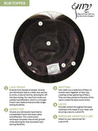 Bob Topper by Envy | Synthetic Hair Topper - Wig Studio 1