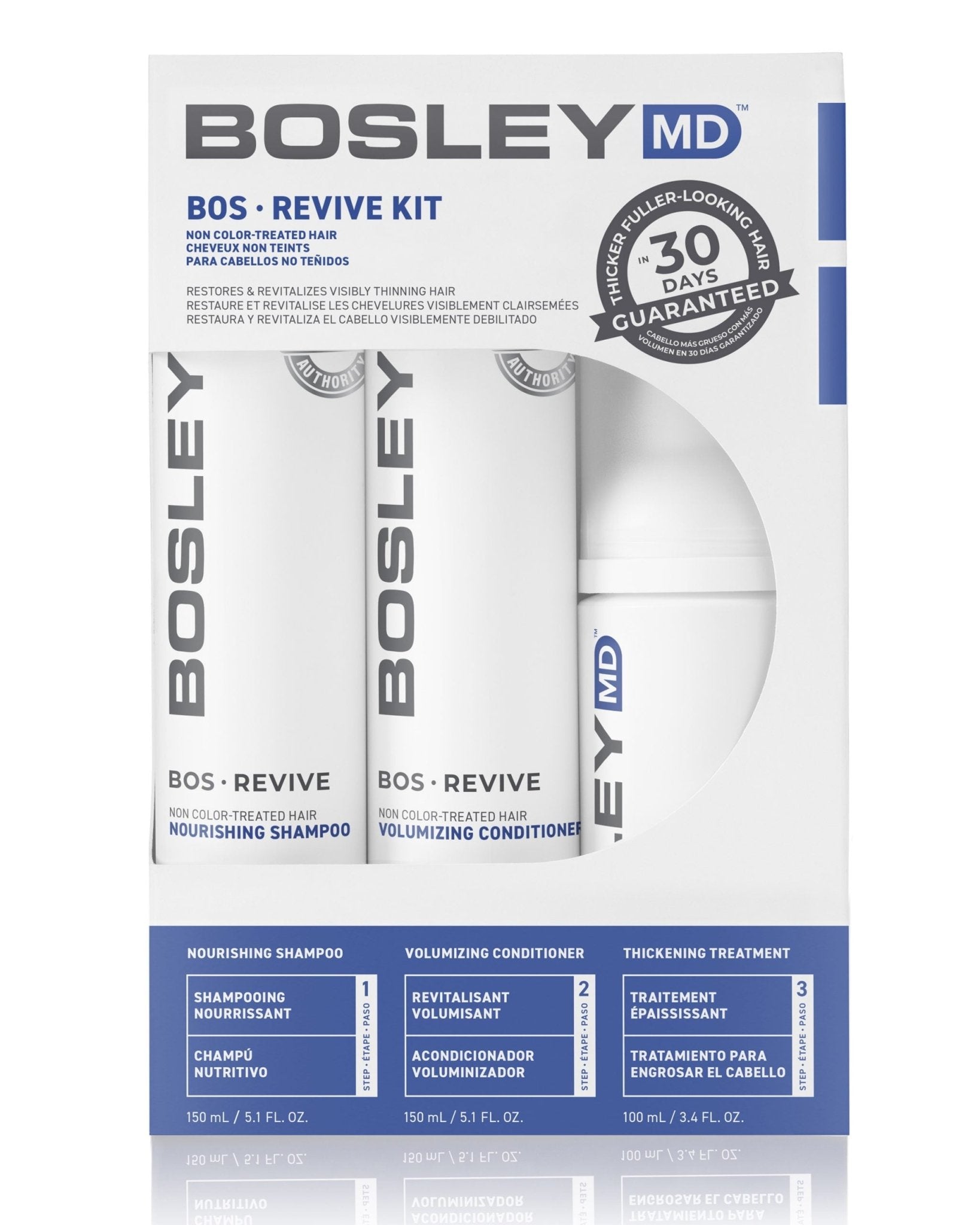 Bosley MD Revive Non Color - Treated Hair 30 - Day Kit - Wig Studio 1