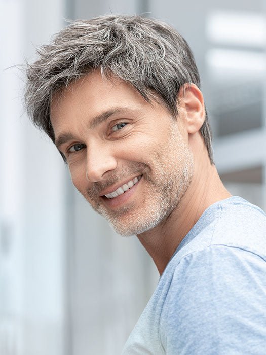 Bradford by Ellen Wille | Men's Synthetic Lace Front Wig | Double Mono Top - Wig Studio 1