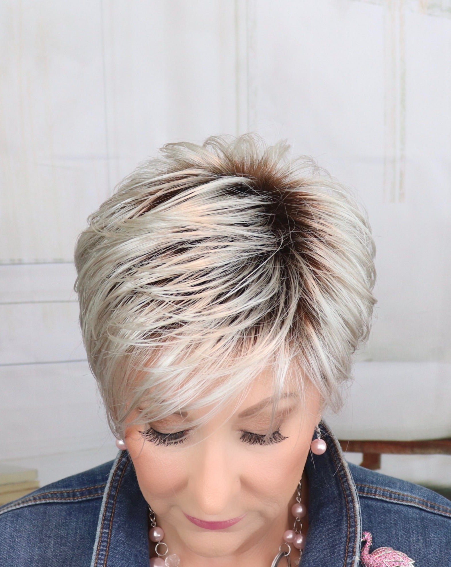 Brady Synthetic Wig by Estetica | Basic Cap - Wig Studio 1