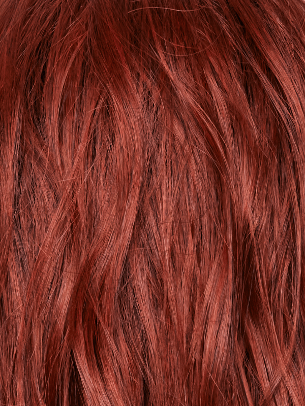 Henna Red-R | a bright and vibrant red with cherry undertones and has luxurious and rich coffee bean brown toned root regrowth