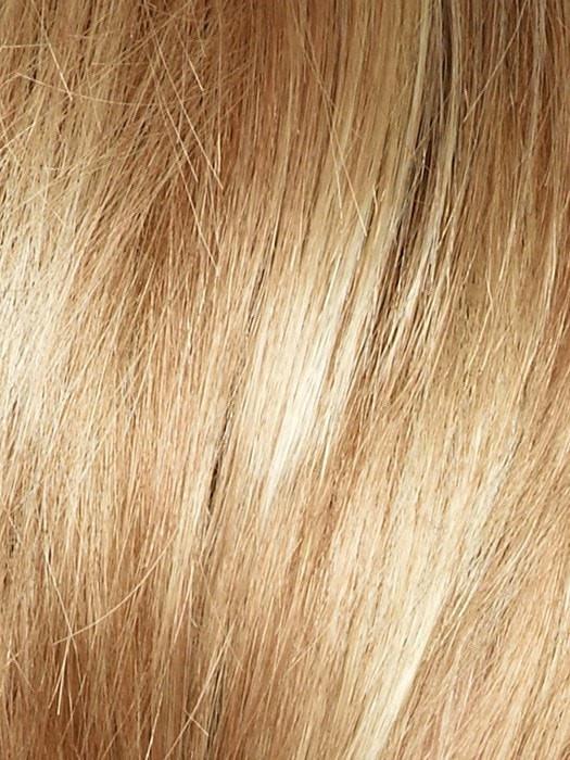 SUGAR CANE | Platinum Blonde and Strawberry Blonde evenly blended base with Light Auburn highlight