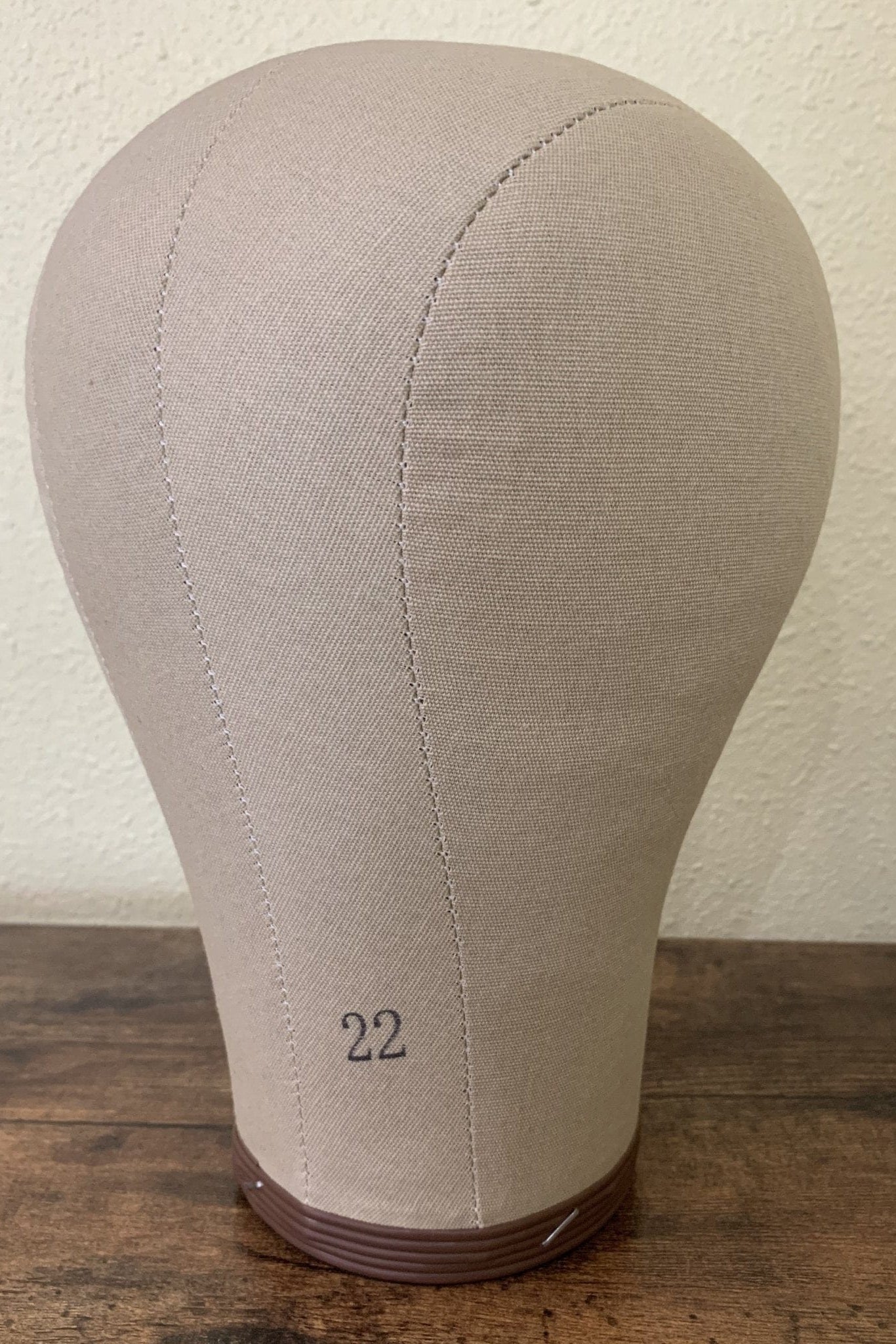 22" Canvas Block Head | Wig Styling & Display Mannequin Head
