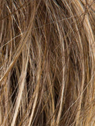 BERNSTEIN-R | Light Brown base with subtle Light Honey Blonde and Light Butterscotch Blonde highlights and Dark Roots