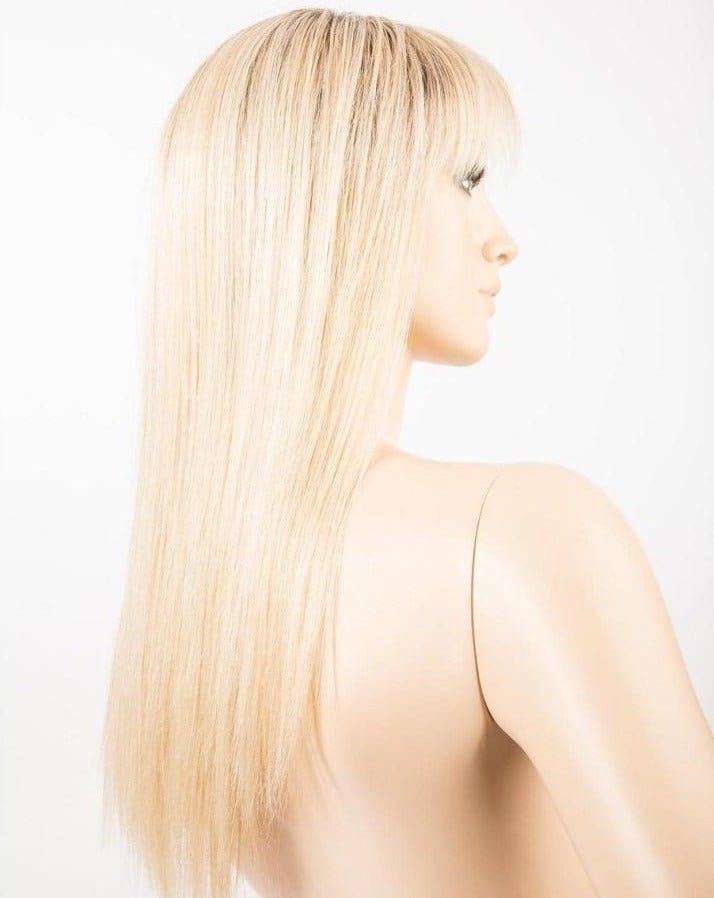 PASTEL BLONDE R | Pearl Platinum, Dark Ash Blonde, and Medium Honey Blonde mix with ash roots