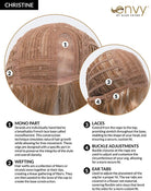 Christine by Envy | Synthetic Wig | Mono Part - Wig Studio 1