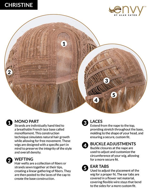 Christine by Envy | Synthetic Wig | Mono Part - Wig Studio 1