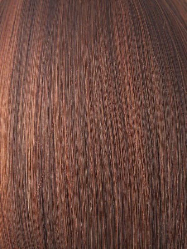 Chestnut | A 50/50 blend of dark and bright auburn