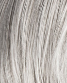 Snow mix | Pure Silver White with 10% Medium Brown & Silver White with 5% Light Brown blend