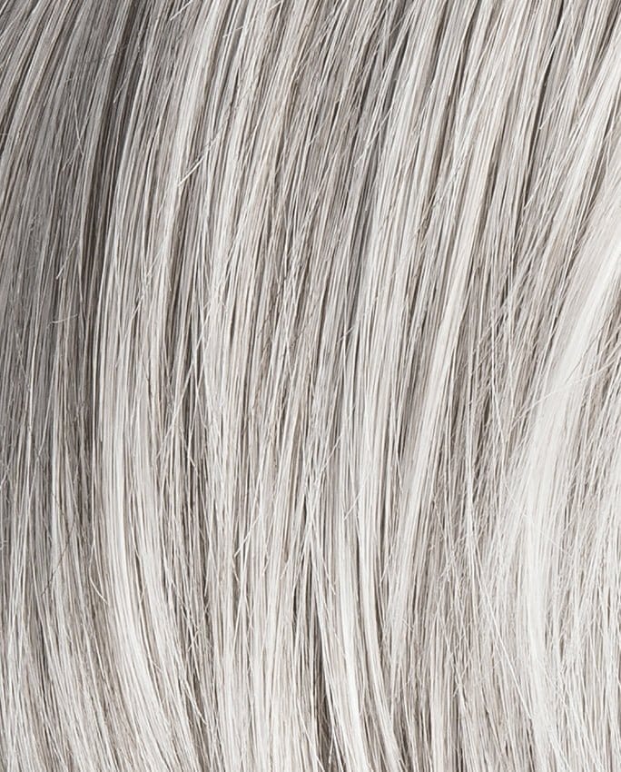 Snow mix | Pure Silver White with 10% Medium Brown & Silver White with 5% Light Brown blend