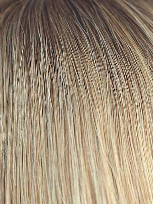Moonlight Blonde R | A blend of warm medium blonde and cool light blonde with medium brown roots