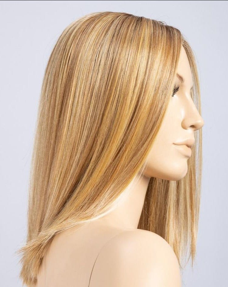 Ginger Blonde Rooted | Light Honey Blonde, Light Auburn, and Medium Honey Blonde blend with Med Roots