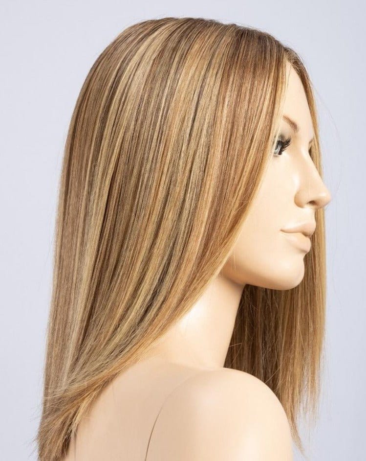 Light Bernstein Rooted | Light Auburn, Light Honey Blonde, and Light Reddish Brown blend and Dark Roots