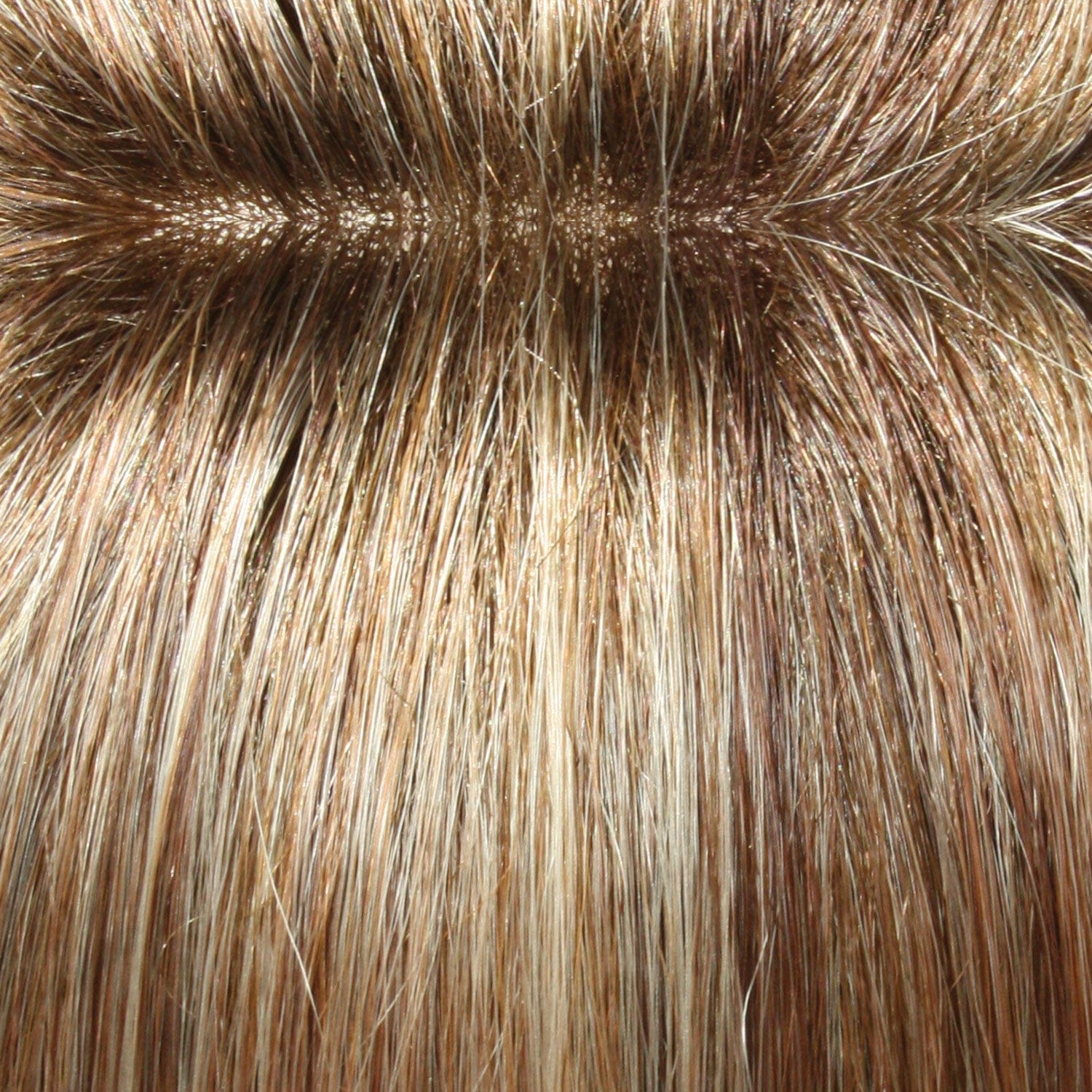 14/26S10 | Medium Natural-Ash Blonde and Medium Red-Gold Blonde Blend, Shaded with Light Brown