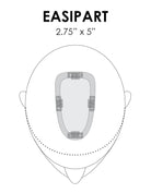 easiPart Topper 8" | Remy Human Hair 