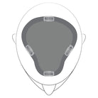 easiPart XL Hair Piece 12" - Placement